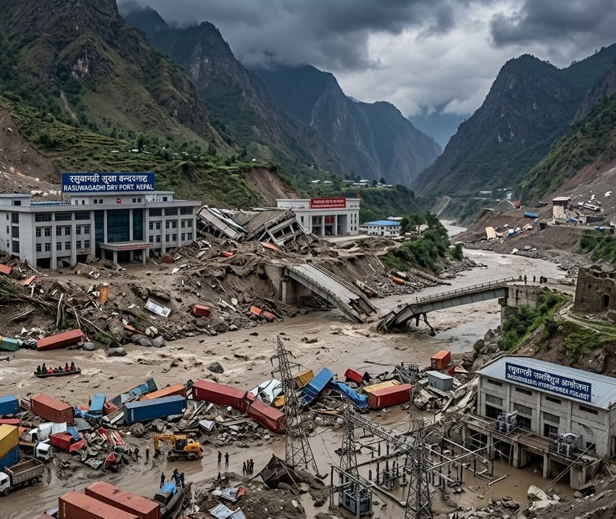 Nepal–Tibet Border Flood Update 2026 | Rasuwagadhi–Kerung
